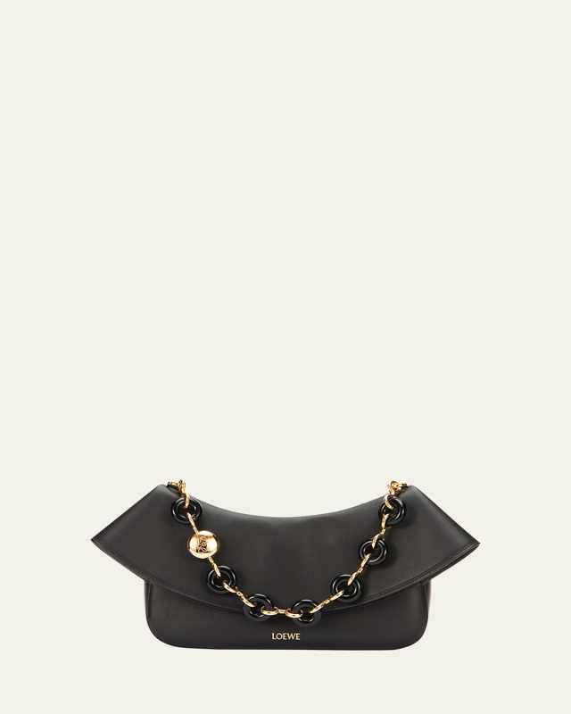 Ola Medium Shoulder Bag in Calfskin Leather